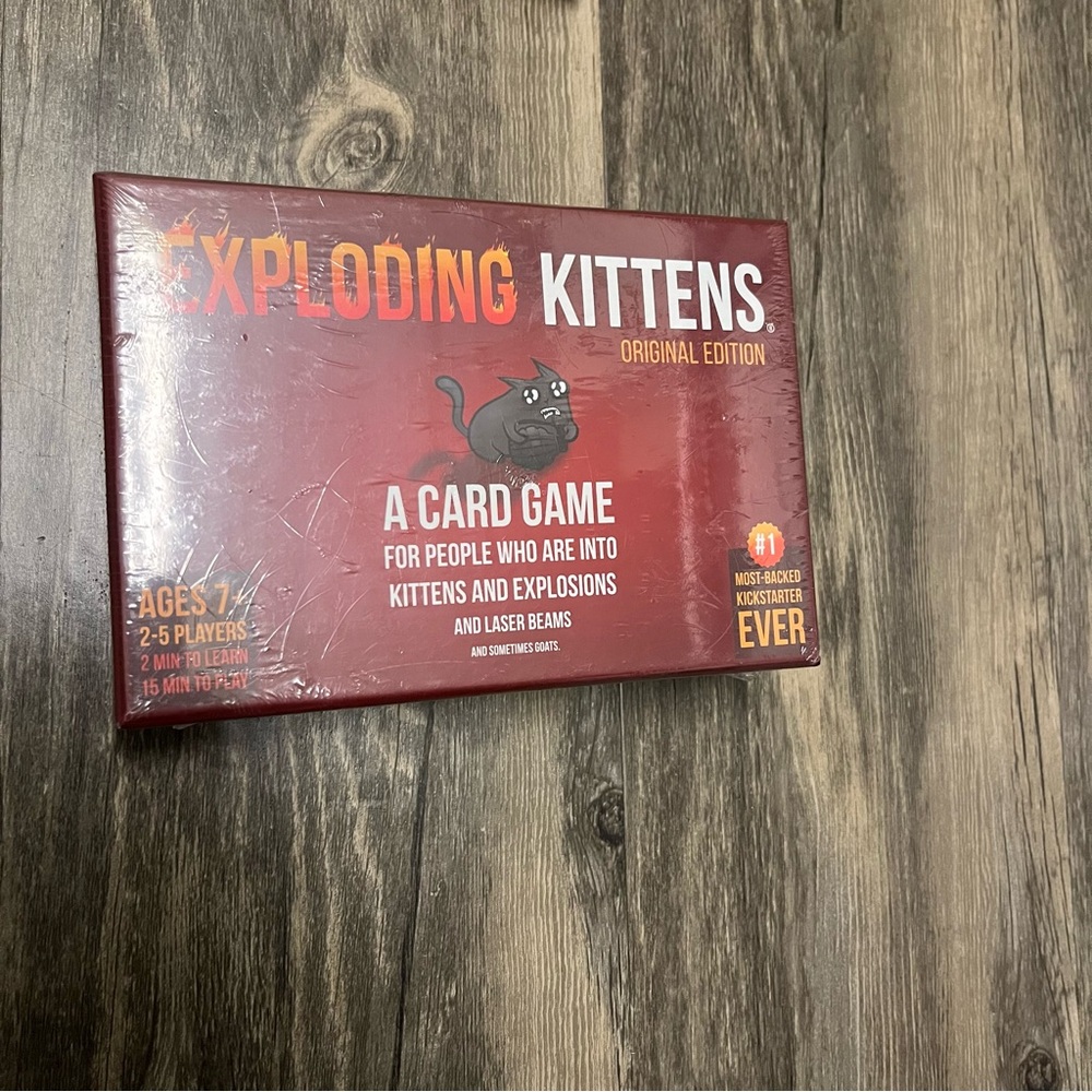 Exploding Kittens card game